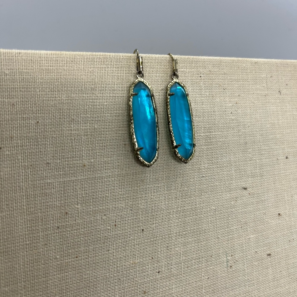 Kendra Scott London Blue Crystal Drop Earrings - Women Jewelry